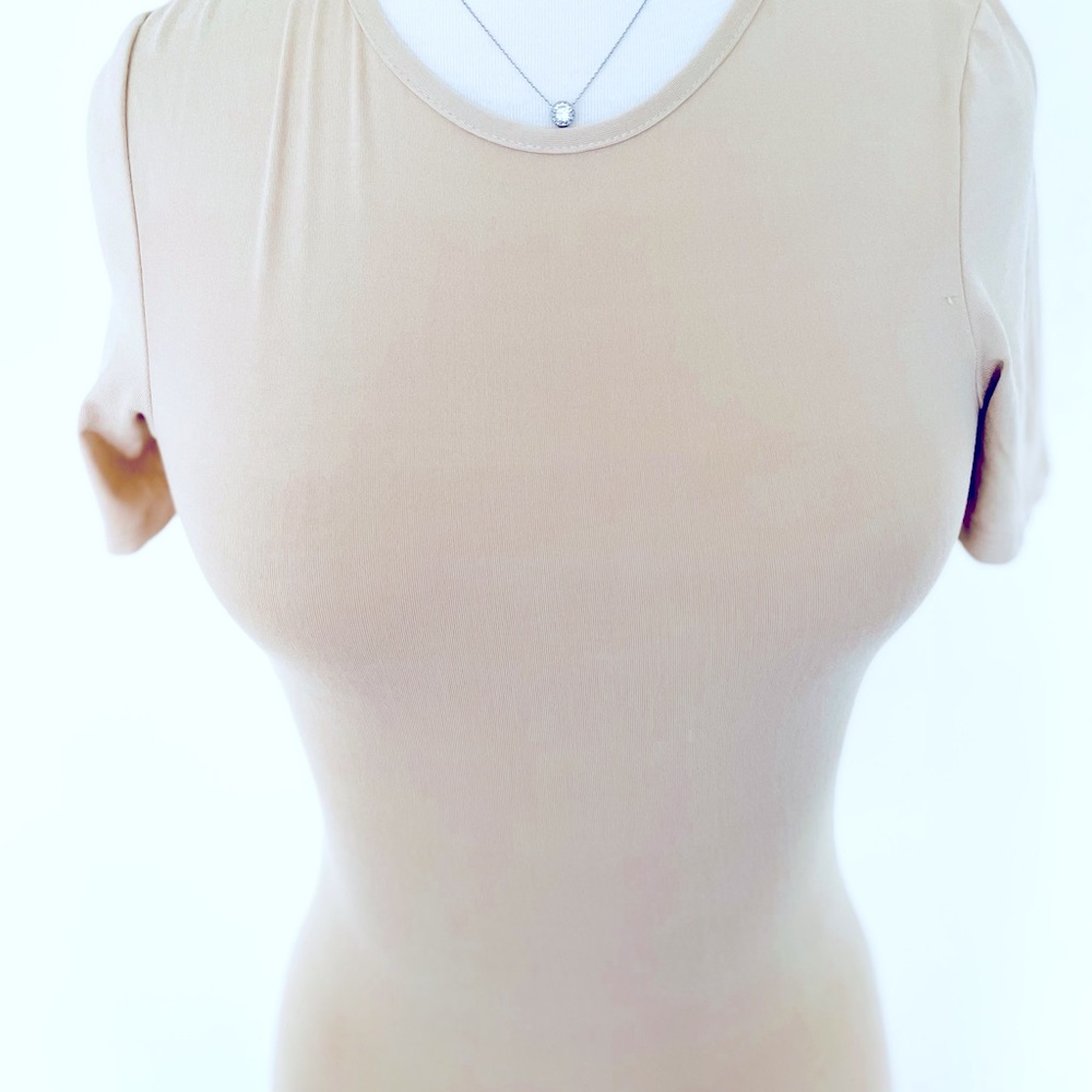 Capella Midi Bodycon Tan Dress